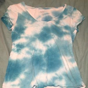short sleeved tie dye tee-shirt